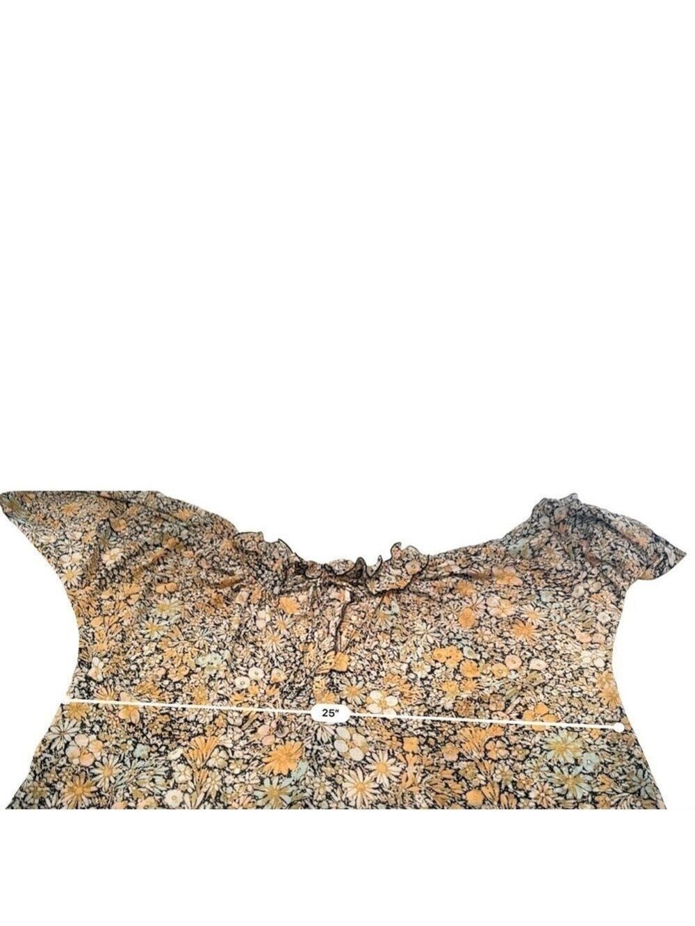 Free People Floral Long Sleeve Dress - Picture 4 of 6